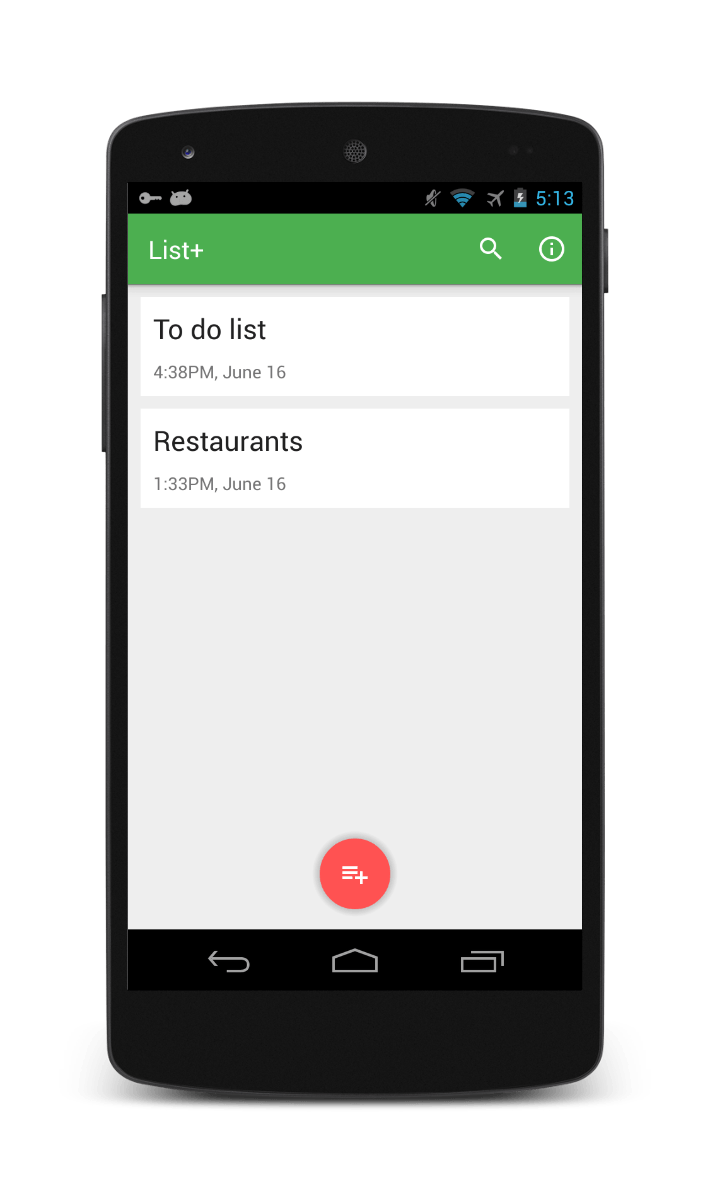 Create any list