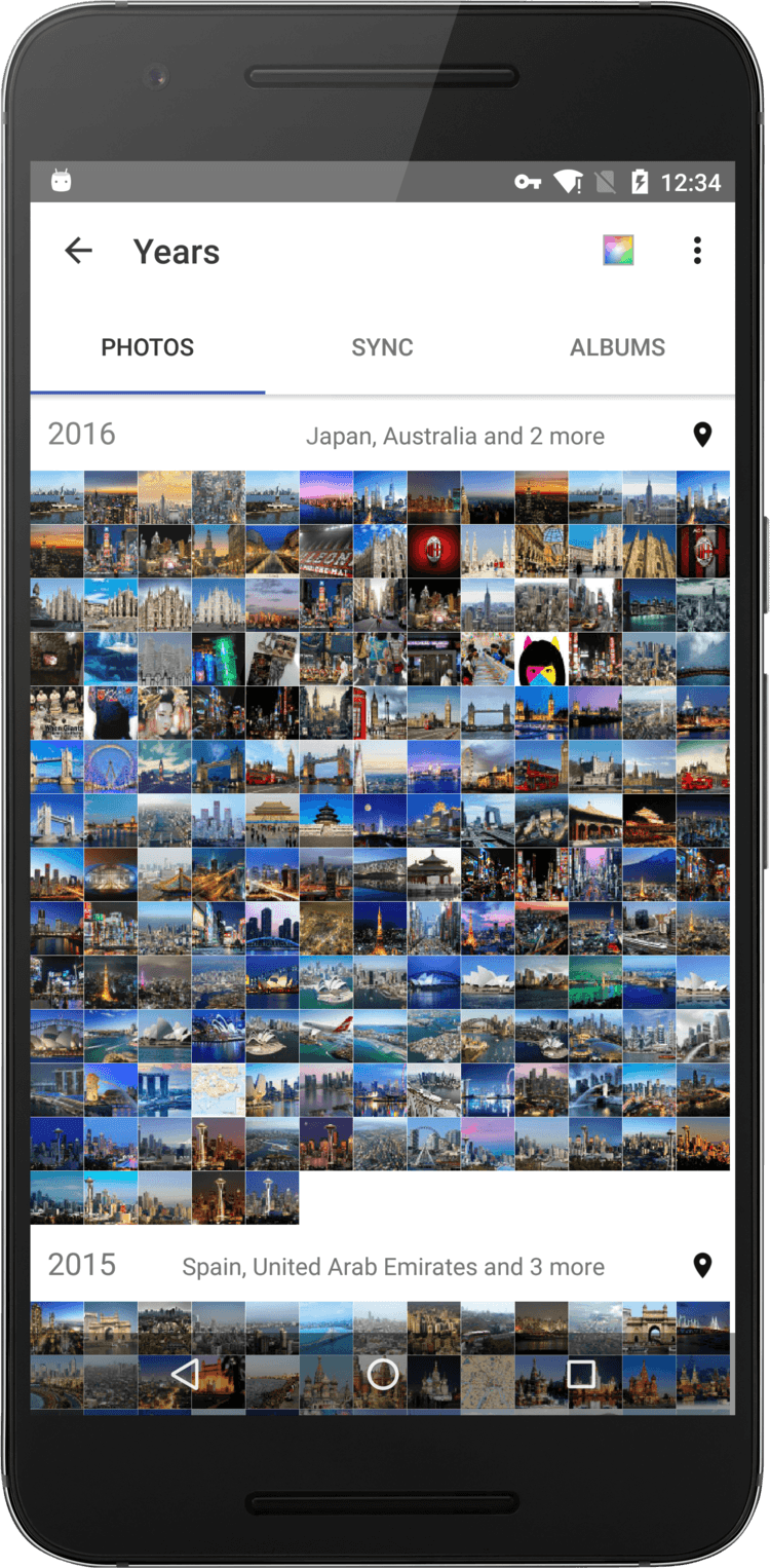 See your photos by Year, Collections and Moments!